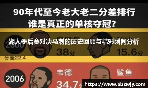 湖人季后赛对决马刺的历史回顾与精彩瞬间分析